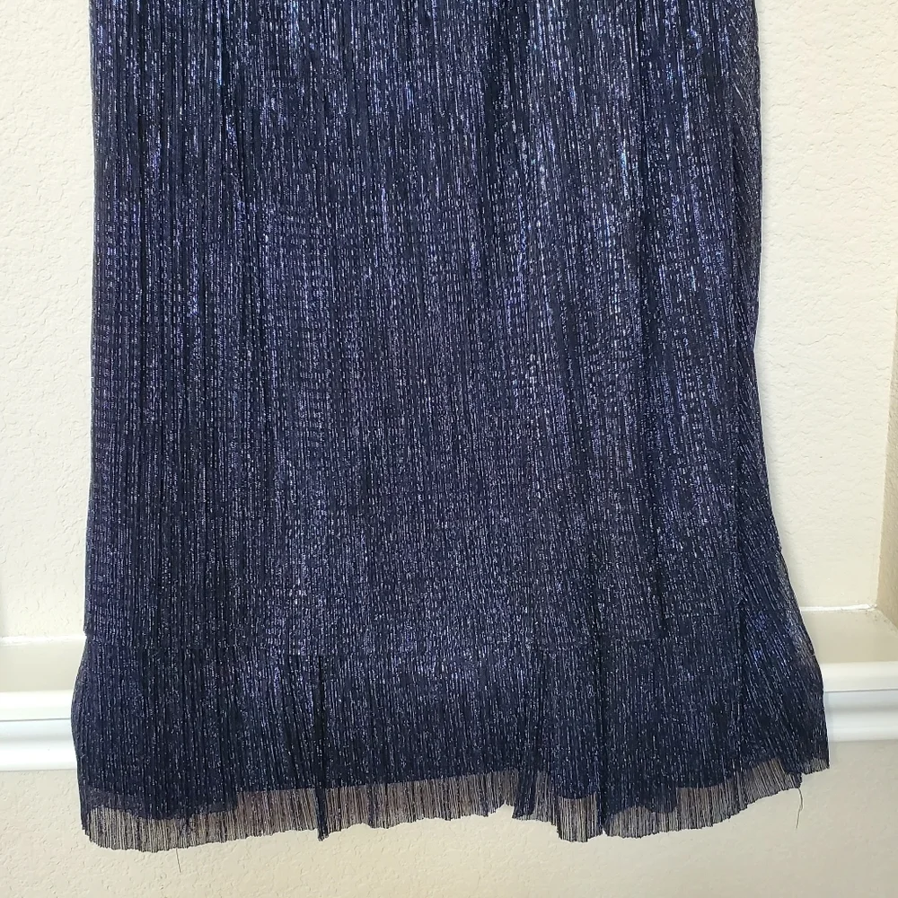 Jessica Howard Blue Metallic Cocktail Dress. Size 18W - Picture 2 of 9